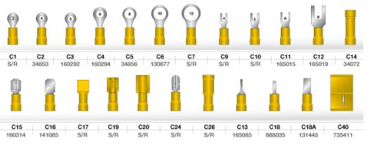 TERMINALES AMARILLO 6MM2